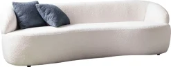 SalesFever 3-Sitzer »Stilvoller 3-Sitzer für Ihr Zuhause« organisch geformt, Breite 220 cm