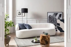 SalesFever 3-Sitzer »Stilvoller 3-Sitzer für Ihr Zuhause« organisch geformt, Breite 220 cm