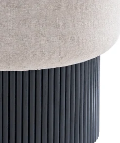 SalesFever Stauraumhocker »Ilovik Hocker mit abnehmbarer Sitzfläche – kompakter Design-Hocker« 1 Stk. tlg. Praktischer Pouf mit Stauraum, ideal fürs Wohnzimmer