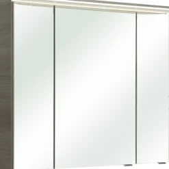 Saphir Badmöbel-Set »Balto Sprint 4-teilig, Mineralmarmor-Waschtisch mit LED-Spiegelschrank« 5 Stk. tlg.