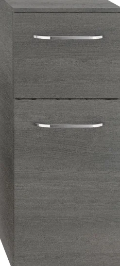 Saphir Badmöbel-Set »Balto Sprint 4-teilig, Mineralmarmor-Waschtisch mit LED-Spiegelschrank« 5 Stk. tlg.