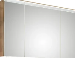 Saphir Badmöbel-Set »Balto Sprint 3-teilig, Mineralmarmor-Waschtisch mit LED-Spiegelschrank« 4 Stk. tlg.