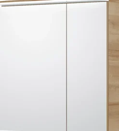 Saphir Badmöbel-Set »Balto Sprint 4-teilig, Mineralmarmor-Waschtisch mit LED-Spiegelschrank« 5 Stk. tlg.