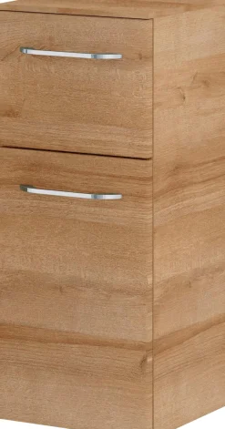 Saphir Badmöbel-Set »Balto Sprint 4-teilig, Mineralmarmor-Waschtisch mit LED-Spiegelschrank« 5 Stk. tlg.