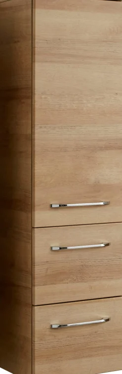 Saphir Badmöbel-Set »Balto Sprint 4-teilig, Mineralmarmor-Waschtisch mit LED-Spiegelschrank« 5 Stk. tlg.