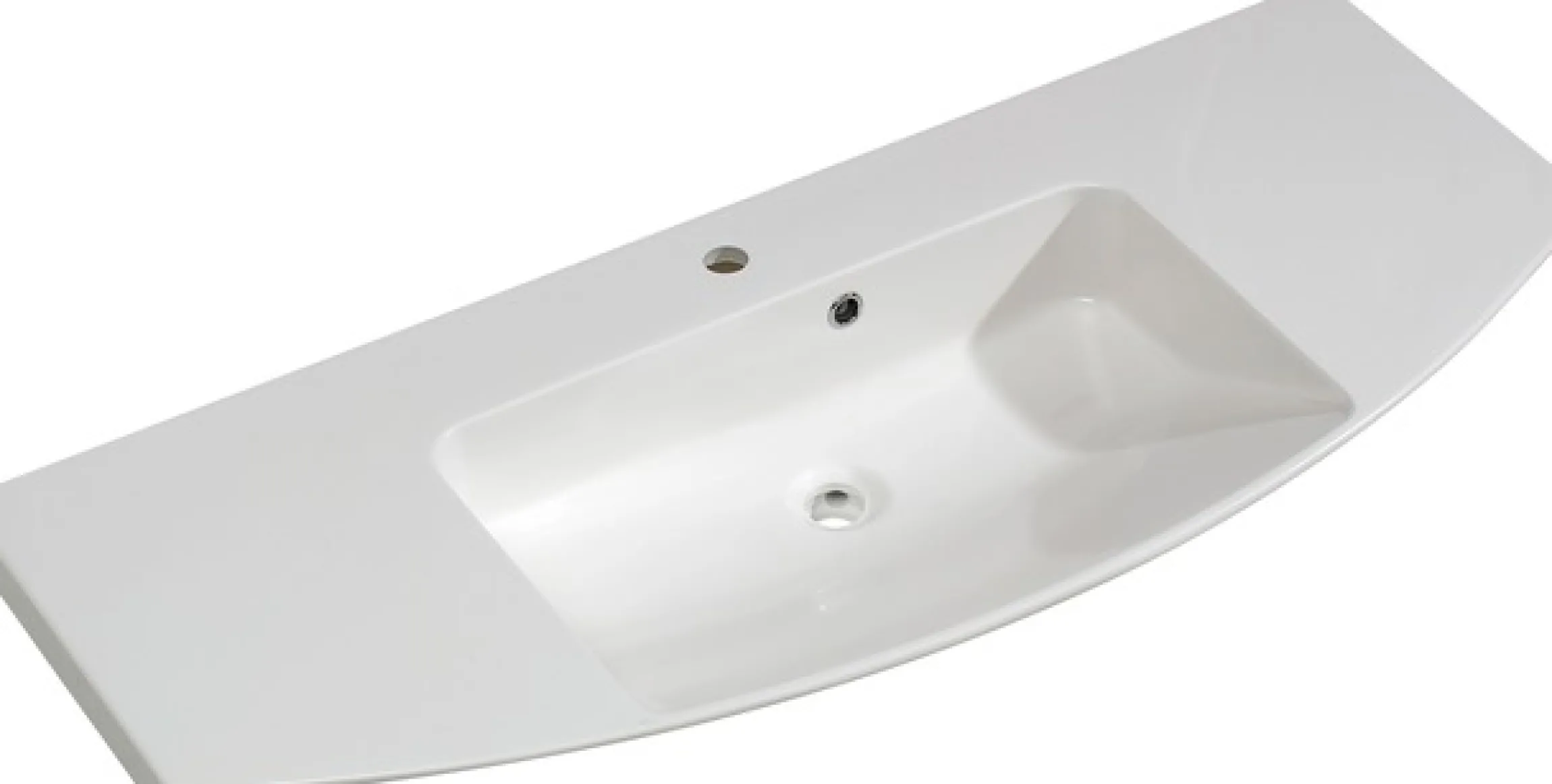 Saphir Badmöbel-Set »Cassca Sprint 3-teilig Mineralmarmor-Waschtisch mit LED-Spiegelschrank« 4 Stk. tlg.
