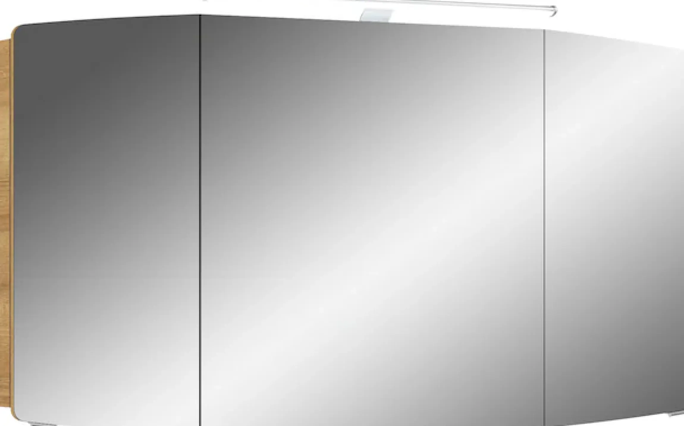 Saphir Badmöbel-Set »Cassca Sprint 3-teilig Mineralmarmor-Waschtisch mit LED-Spiegelschrank« 4 Stk. tlg.