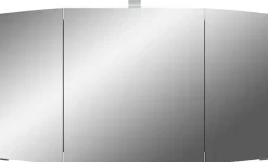 Saphir Badmöbel-Set »Cassca Sprint 2-teilig Mineralmarmor-Waschtisch mit LED-Spiegelschrank« 2 Stk. tlg.