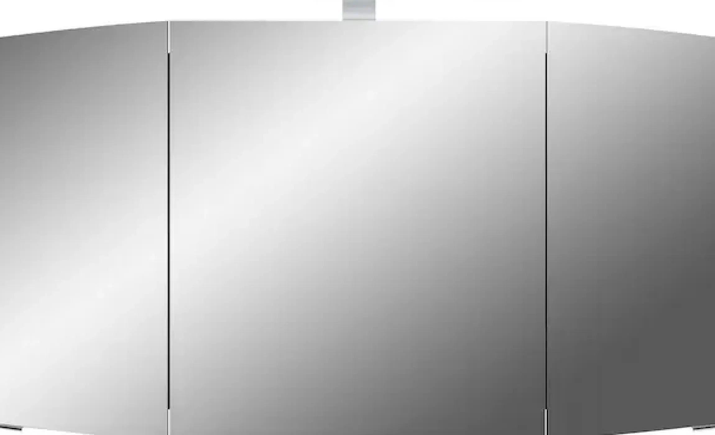 Saphir Badmöbel-Set »Cassca Sprint 2-teilig Mineralmarmor-Waschtisch mit LED-Spiegelschrank« 2 Stk. tlg.
