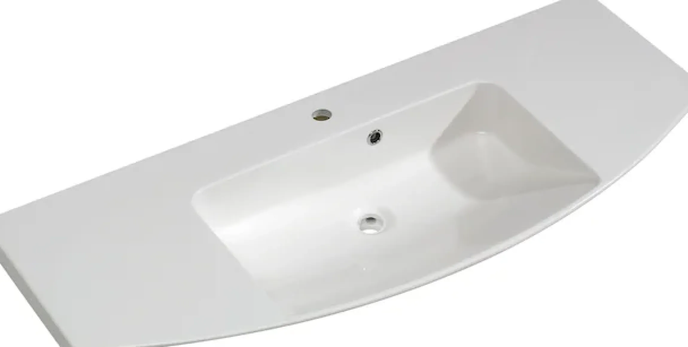 Saphir Badmöbel-Set »Cassca Sprint 2-teilig Mineralmarmor-Waschtisch mit LED-Spiegelschrank« 2 Stk. tlg.