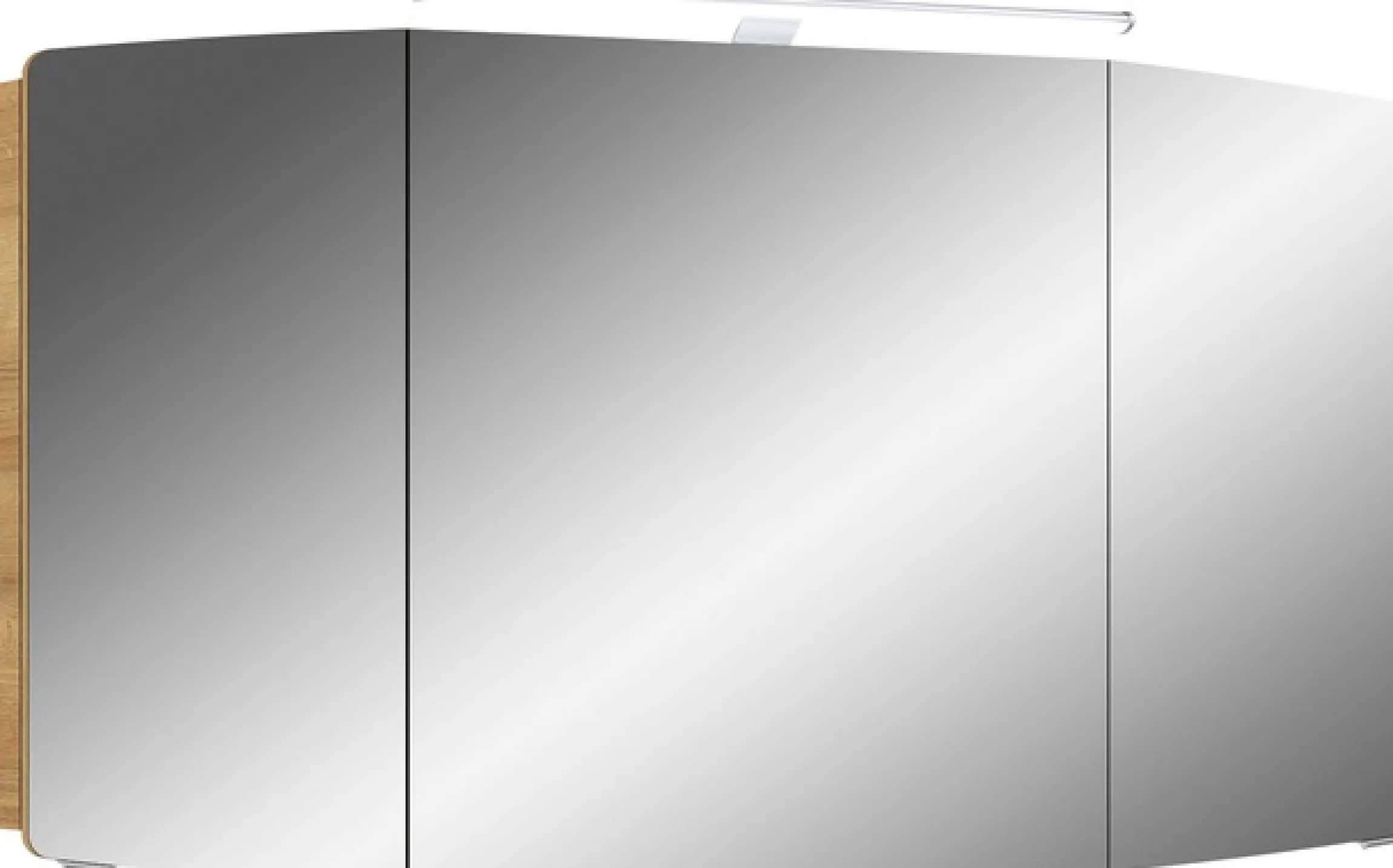 Saphir Badmöbel-Set »Cassca Sprint 2-teilig Mineralmarmor-Waschtisch mit LED-Spiegelschrank« 2 Stk. tlg.