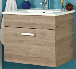 Saphir Badmöbel-Set »Keramikwaschtisch mit Waschtischunterschrank« Set, 2 Stk. tlg.
