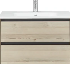 Saphir Badmöbel-Set »Mineralmarmor-Waschisch und Waschtischunterschrank« 2 Stk. tlg.