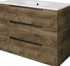 Saphir Badmöbel-Set »Mineralmarmor-Waschtisch mit Waschtischunterschrank« 2 Stk. tlg.