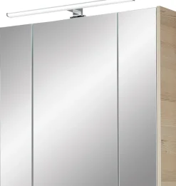 Saphir Badmöbel-Set »Mineralmarmor-Waschisch, Waschtischunterschrank und Spiegelschrank« 3 Stk. tlg.