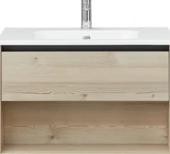 Saphir Badmöbel-Set »Mineralmarmor-Waschisch und Waschtischunterschrank« 2 Stk. tlg.