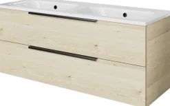 Saphir Badmöbel-Set »Mineralmarmor-Waschtisch mit Waschtischunterschrank« 2 Stk. tlg.