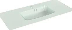 Saphir Badmöbel-Set »Quickset 945 Glas-Waschtisch mit Unterschrank, 99 cm breit, Waschplatz« 1 Stk. tlg.