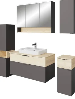 Saphir Badmöbel-Set »Quickset 394« Komplett-Set, 6 Stk. tlg.
