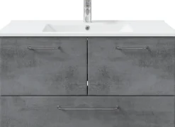 Saphir Badmöbel-Set »Quickset 945 Keramik-Waschtisch mit Unterschrank, 100 cm breit« 1 Stk. tlg.