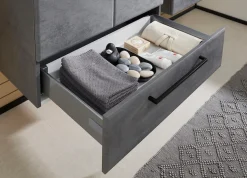 Saphir Badmöbel-Set »Quickset 945 Keramik-Waschtisch mit Unterschrank, 75 cm breit« 1 Stk. tlg.