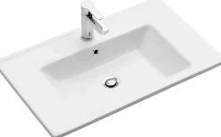 Saphir Badmöbel-Set »Quickset 945 Keramik-Waschtisch mit Unterschrank, 75 cm breit« 1 Stk. tlg.