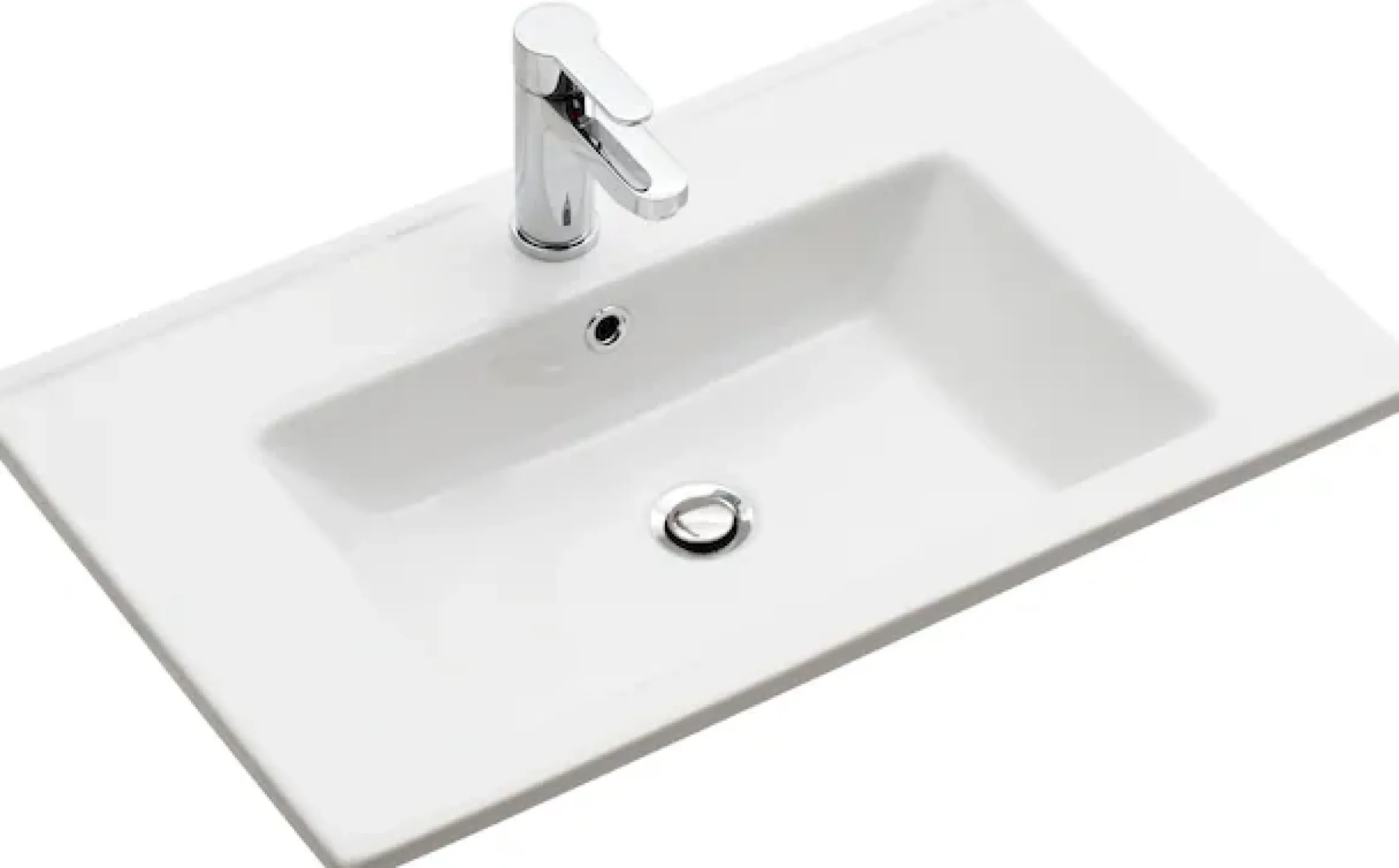 Saphir Badmöbel-Set »Quickset 945 Keramik-Waschtisch mit Unterschrank, 75 cm breit« 1 Stk. tlg.