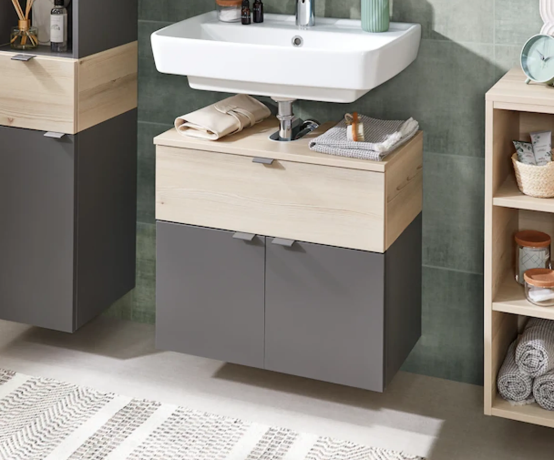 Saphir Badmöbel-Set »Quickset 394« Komplett-Set, 4 Stk. tlg.