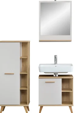 Saphir Badmöbel-Set »Quickset 966, mit Türdämpfer, Badezimmer-Set« 4 Stk. tlg.