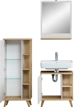 Saphir Badmöbel-Set »Quickset 966, mit Türdämpfer, Badezimmer-Set« 4 Stk. tlg.