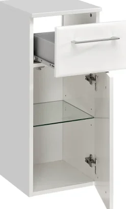 Saphir Badmöbel-Set »Quickset 376 5-teilig, Waschbeckenunterschrank und LED-Spiegelschrank« Set, 5 Stk. tlg.