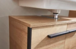 Saphir Badmöbel-Set »Quickset 395 3-teilig, Waschbeckenunterschrank mit LED-Spiegelschrank« 4 Stk. tlg.
