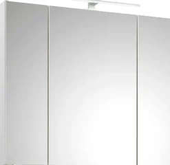 Saphir Badmöbel-Set »Quickset 3-teilig, Keramik-Waschtisch und LED-Spiegelschrank« 5 Stk. tlg.