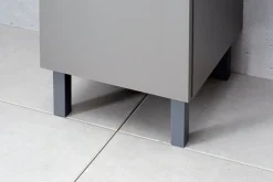 Saphir Badmöbel-Set »Quickset 3-teilig, Waschbeckenunterschrank mit LED-Spiegel« 3 Stk. tlg.