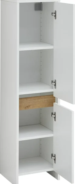 Saphir Badmöbel-Set »Quickset 100, 5-teilig, mit Holzeinlegeböden, 94cm breit« 5 Stk. tlg.