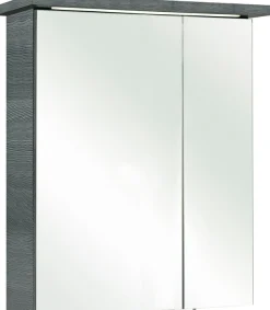 Saphir Badmöbel-Set »Quickset 328 5-teilig, mit Waschbeckenunterschrank, LED-Spiegelschrank« Set, 5 Stk. tlg.