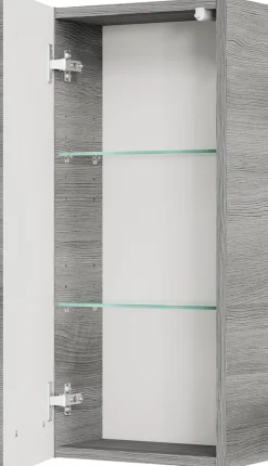 Saphir Badmöbel-Set »Quickset 328 5-teilig, mit Waschbeckenunterschrank, LED-Spiegelschrank« Set, 5 Stk. tlg.