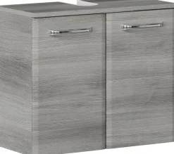 Saphir Badmöbel-Set »Quickset 328 5-teilig, mit Waschbeckenunterschrank, LED-Spiegelschrank« Set, 5 Stk. tlg.