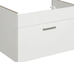 Saphir Badmöbel-Set »Quickset 2-teilig, Keramikwaschtisch mit LED-Spiegelschrank, Bad-Set« 2 Stk. tlg.