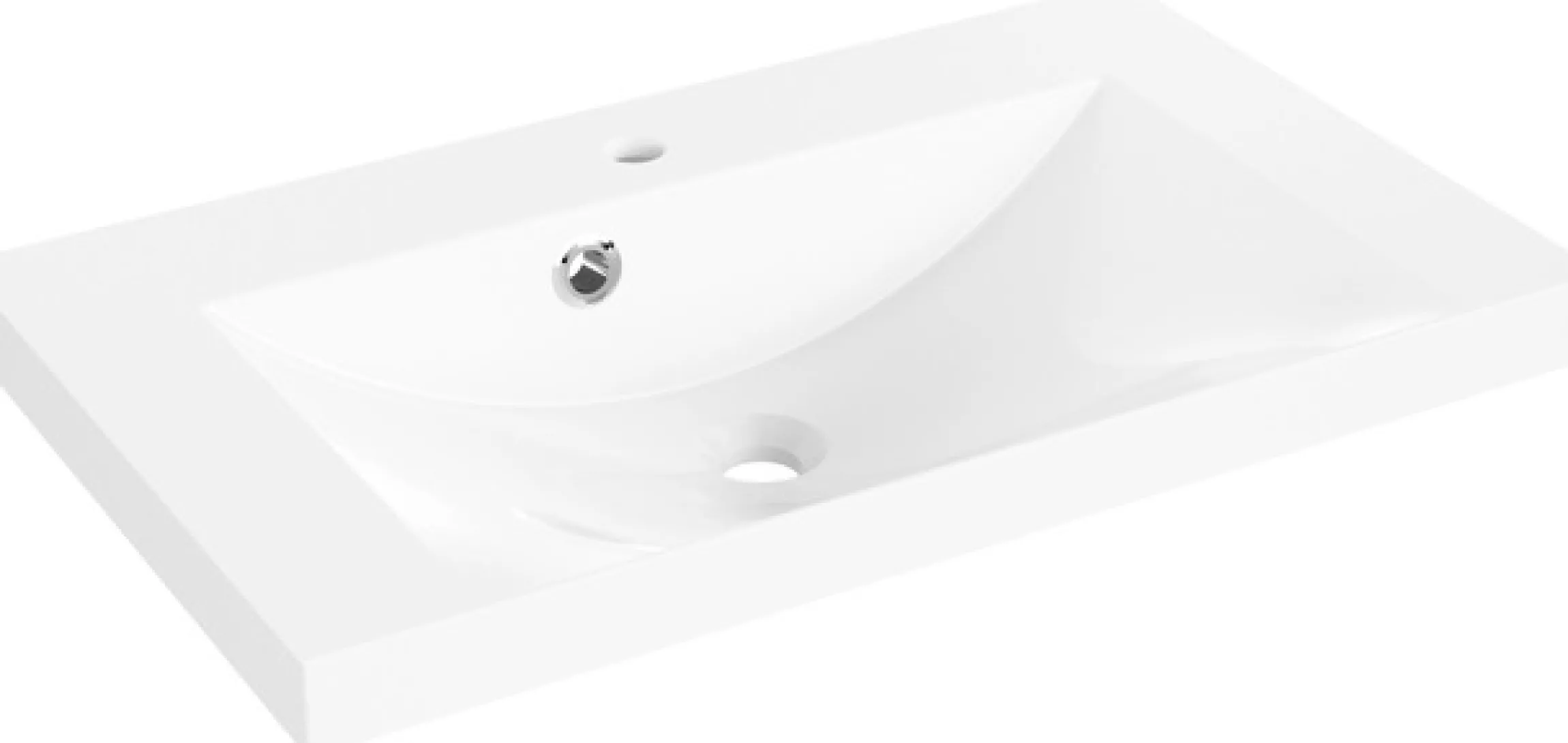 Saphir Badmöbel-Set »Quickset 945 2-teilig, Mineralmarmor-Waschtisch und LED-Spiegelschrank« 2 Stk. tlg.