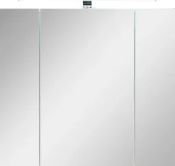 Saphir Badmöbel-Set »Quickset 945 2-teilig, Mineralmarmor-Waschtisch und LED-Spiegelschrank« 2 Stk. tlg.