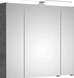 Saphir Badmöbel-Set »Quickset 945 2-teilig, Mineralmarmor-Waschtisch und LED-Spiegelschrank« 2 Stk. tlg.