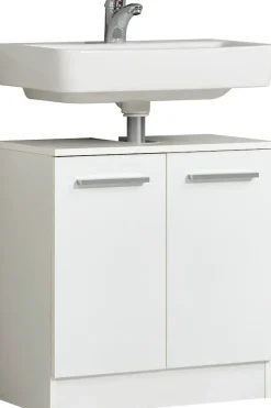 Saphir Badmöbel-Set »Quickset 335 2-teilig, Waschbeckenunterschrank mit LED-Spiegelschrank« 2 Stk. tlg.