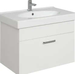 Saphir Badmöbel-Set »Quickset 3-teilig, Keramik-Waschtisch mit LED-Spiegelschrank, Bad-Set« 4 Stk. tlg.