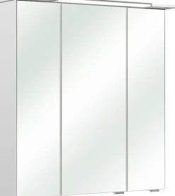 Saphir Badmöbel-Set »Quickset 376 2-teilig, Waschbeckenunterschrank und LED-Spiegelschrank« Set,