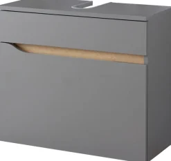 Saphir Badmöbel-Set »Quickset 2-teilig, Waschbeckenunterschrank mit LED-Spiegel« 2 Stk. tlg.