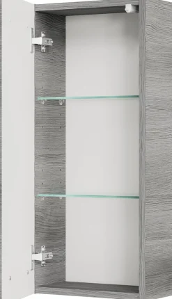 Saphir Badmöbel-Set »Quickset 5-teilig, Mineralmarmor-Waschtisch und LED-Spiegelschrank« 6 Stk. tlg.