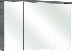 Saphir Badmöbel-Set »Quickset 5-teilig, Glaswaschtisch und LED-Spiegelschrank« 6 Stk. tlg.