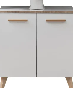 Saphir Badmöbel-Set »Quickset 931 5-teilig, Waschbeckenunterschrank und LED-Spiegelschrank« Set, 5 Stk. tlg.