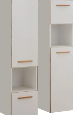 Saphir Badmöbel-Set »Quickset 931 5-teilig, Waschbeckenunterschrank und LED-Spiegelschrank« Set, 5 Stk. tlg.